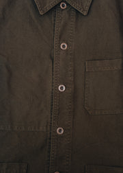 Vétra Organic Twill Jacket in Conifer