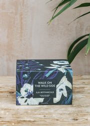 AJA Botanicals Black Triple Wick Candle in Walk on the Wild Side, 525g