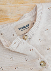 Wheat Babies' Maia Knit Cardigan in Offwhite