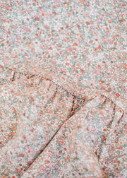 Wheat Babies' Bessie Long Sleeved Dress in Rose Dust Flower Meadow