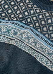 Wheat Babies' Julius Jacquard Pullover in Navy