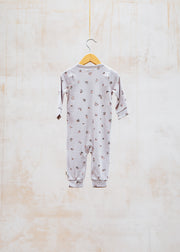 Wheat Babies' Nikola Sleepsuit in Soft Lilac Flowers