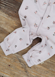 Wheat Babies' Nikola Sleepsuit in Soft Lilac Flowers