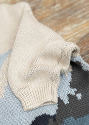 Wheat Babies' William Jacquard Pullover in Warm Sand