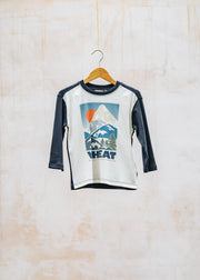 Wheat Children's Beck T-Shirt in Eggshell