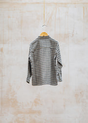 Wheat Children's Willum Shirt in Blue Check
