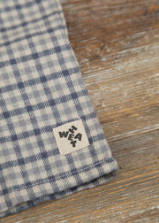 Wheat Children's Willum Shirt in Blue Check