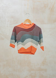 Pigeon Organics Knud Jacquard Pullover in Multi