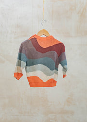 Wheat Knud Jacquard Pullover in Multi