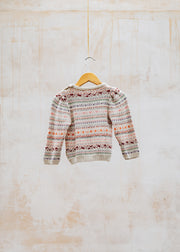 Wheat Olga Jacquard Pullover in Multi