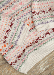 Wheat Olga Jacquard Pullover in Multi