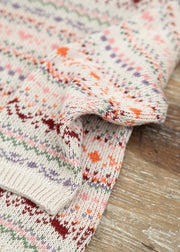 Wheat Olga Jacquard Pullover in Multi