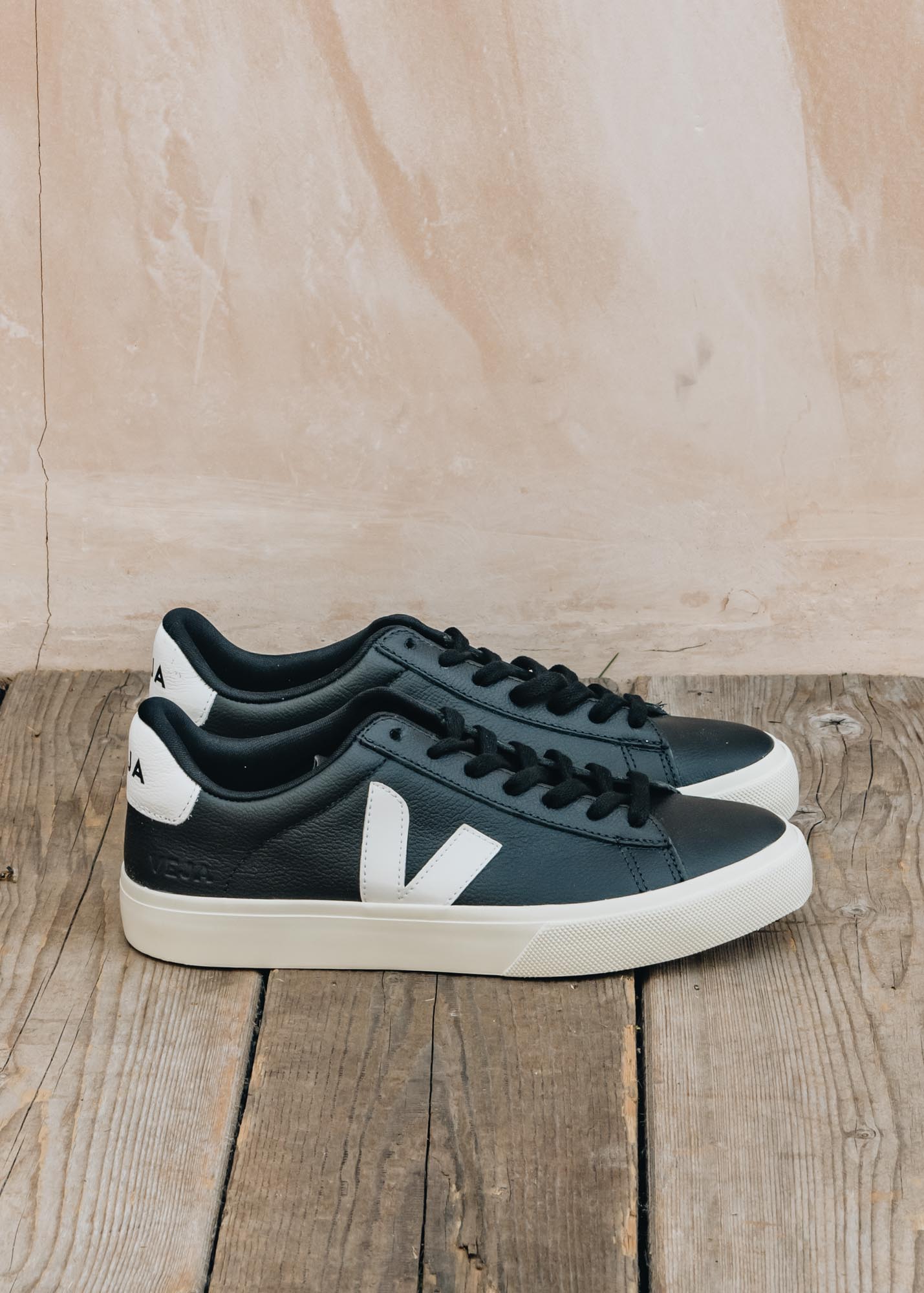 Black and white leather trainers hotsell