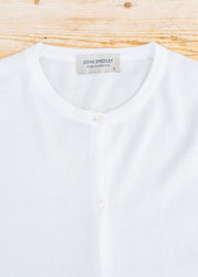 John Smedley Elinor Round Neck Cardigan in White