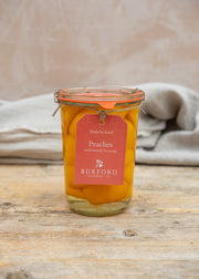 Wooden Spoon Peaches with Brandy in Syrup