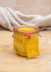 Wooden Spoon Pear Halves with Caramel Liqueur in Syrup