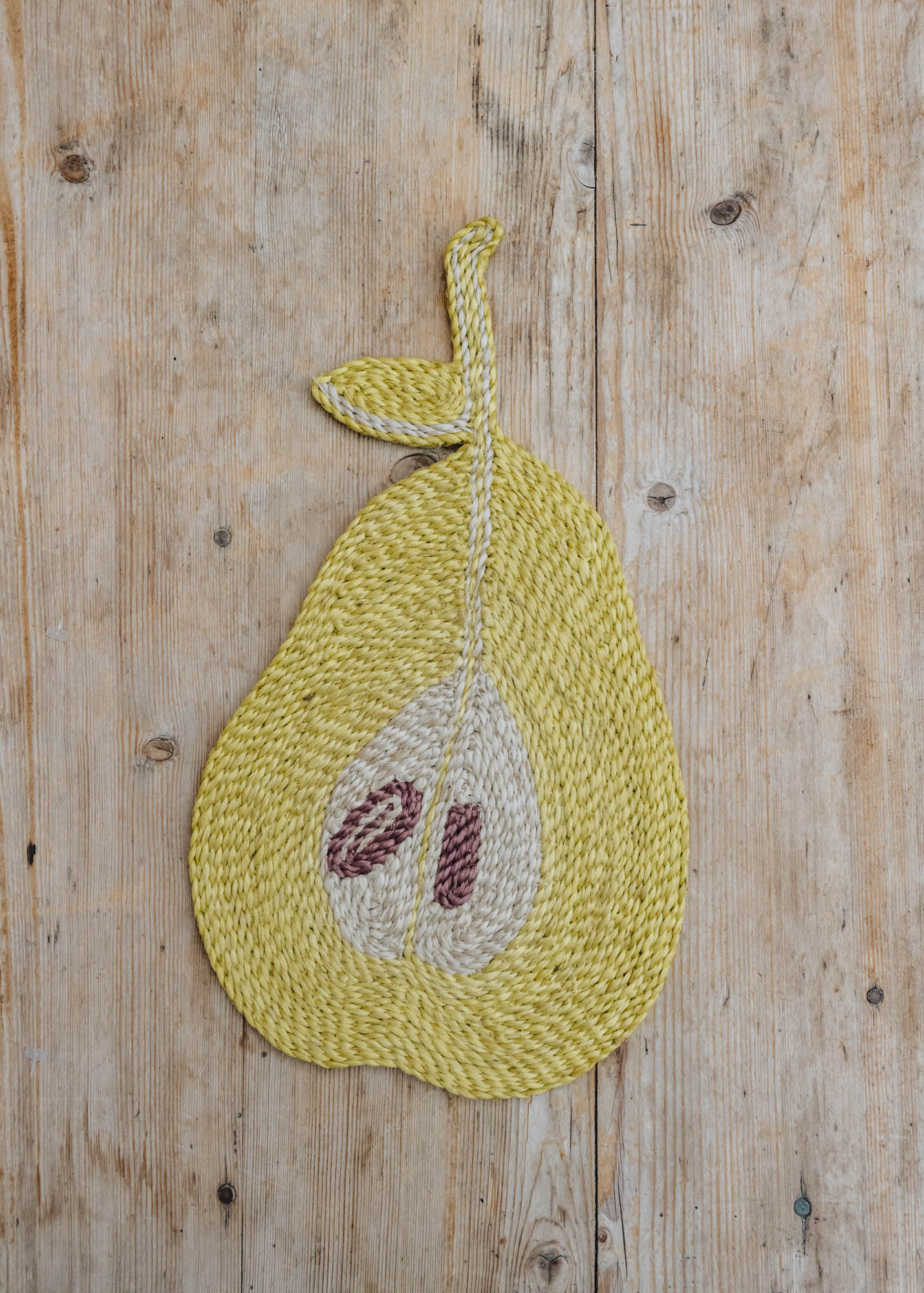 The Jacksons Yellow Jute Pear Placemat