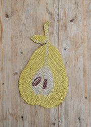 The Jacksons Yellow Jute Pear Placemat