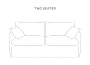 The Hastings Sofa Company Lily Sofas in Tapestry Linen