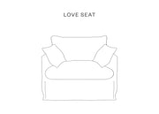 The Hastings Sofa Company Lily Sofas in Tapestry Linen