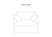 The Hastings Sofa Company Lily Sofas in Porridge Linen