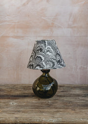 Pooky Lighting Pooky Lighting Black and White Marbled Piave Empire Shade 25cm
