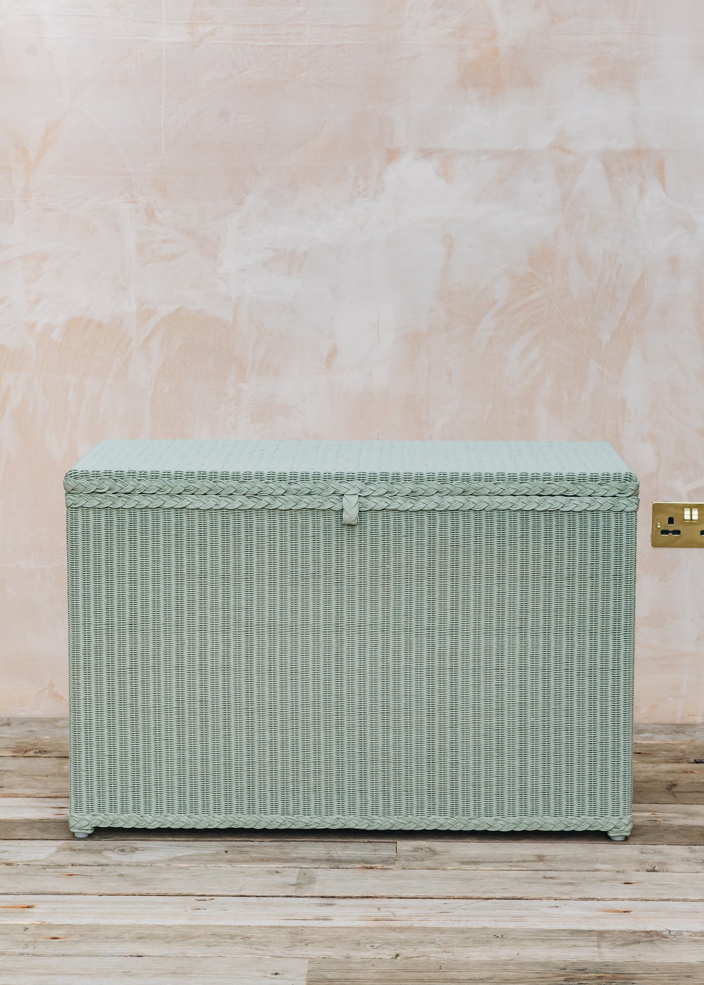 Blanket Box in Ham Green Lloyd Loom Furniture Burford Garden Co