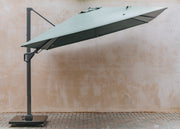 Pacific Lifestyle T2 Challenger Square Free Arm Parasol in Olive (3mx3m)