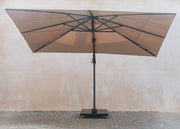 Pacific Lifestyle T2 Challenger Garden Parasol in Taupe (3.5mx2.6m)
