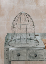 Kadai Chicken Wire Bell Cloche