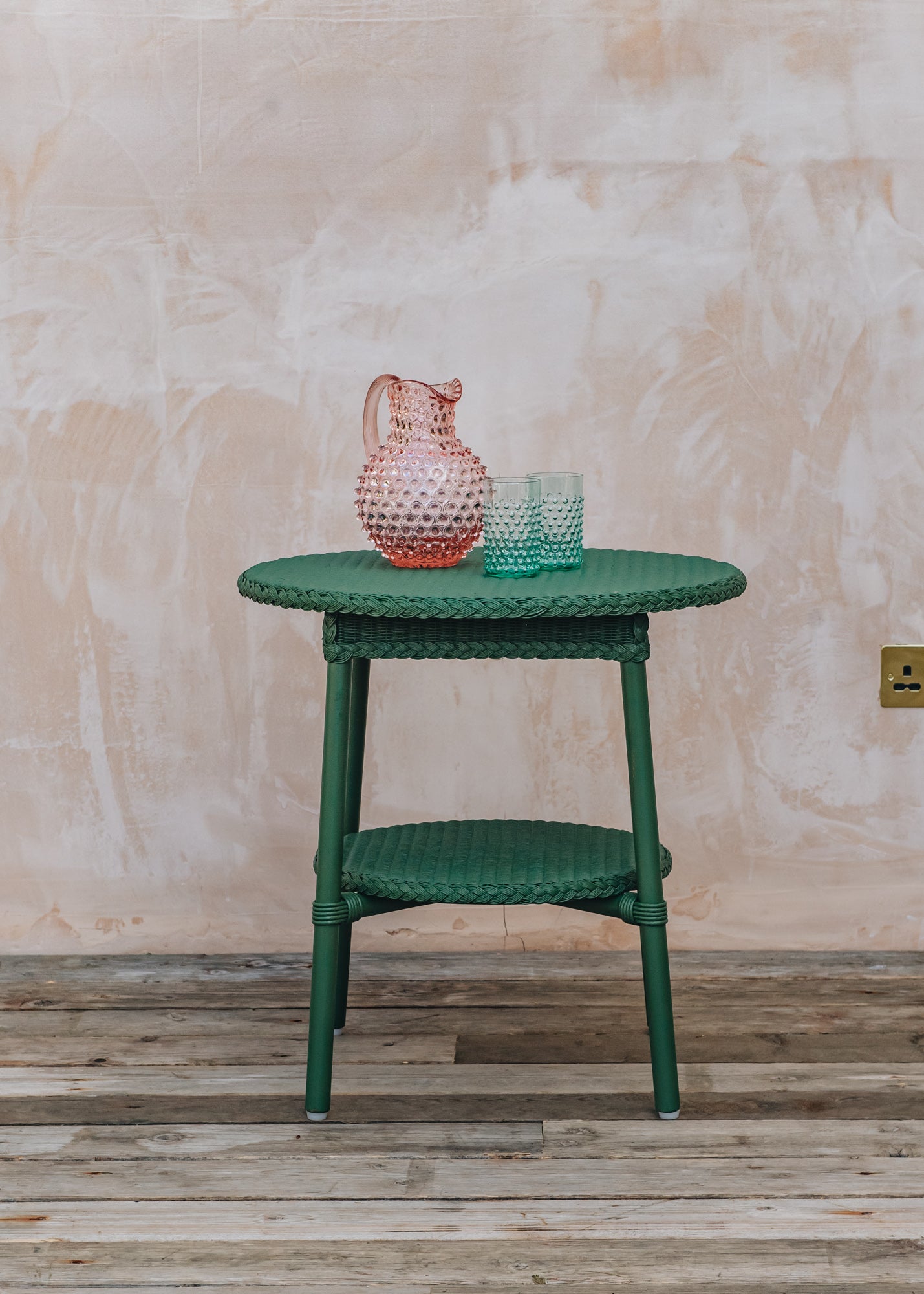 Coffee table green sale