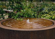 Adezz BV High Drum Corten Steel Water Feature