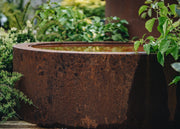 Adezz BV Low Drum Corten Steel Water Feature