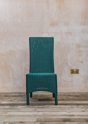Lloyd Loom Lloyd Loom Dining Chair in Teal