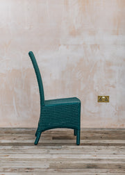 Lloyd Loom Lloyd Loom Dining Chair in Teal
