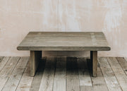 The Hastings Sofa Company Gommaire Drake Large Square Coffee Table in Grey