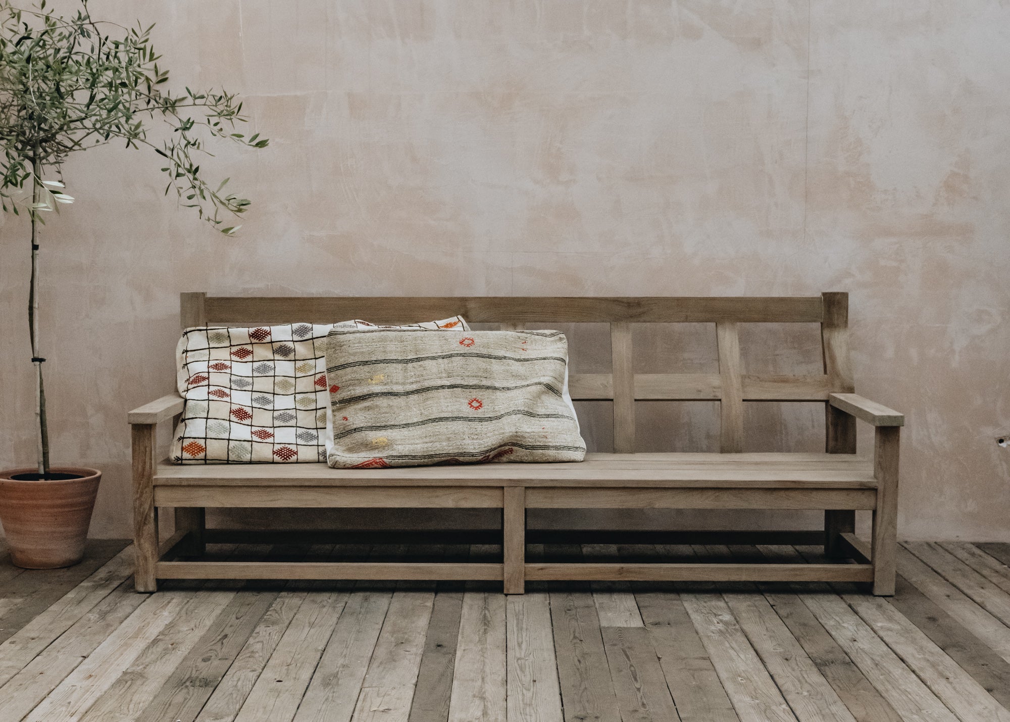 Large teak clearance bench