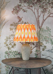 Empire Straight Shades in Egg & Spoon Ikat St. Clements