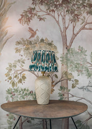 Pooky Lighting Pooky Lighting Ikat Teal Heraldic