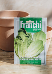 Seeds of Italy Franchi Lettuce 'Romain Lentissima a montare' Seeds