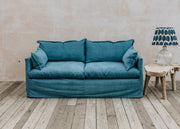 The Hastings Sofa Company Lily Sofas in Tapestry Linen