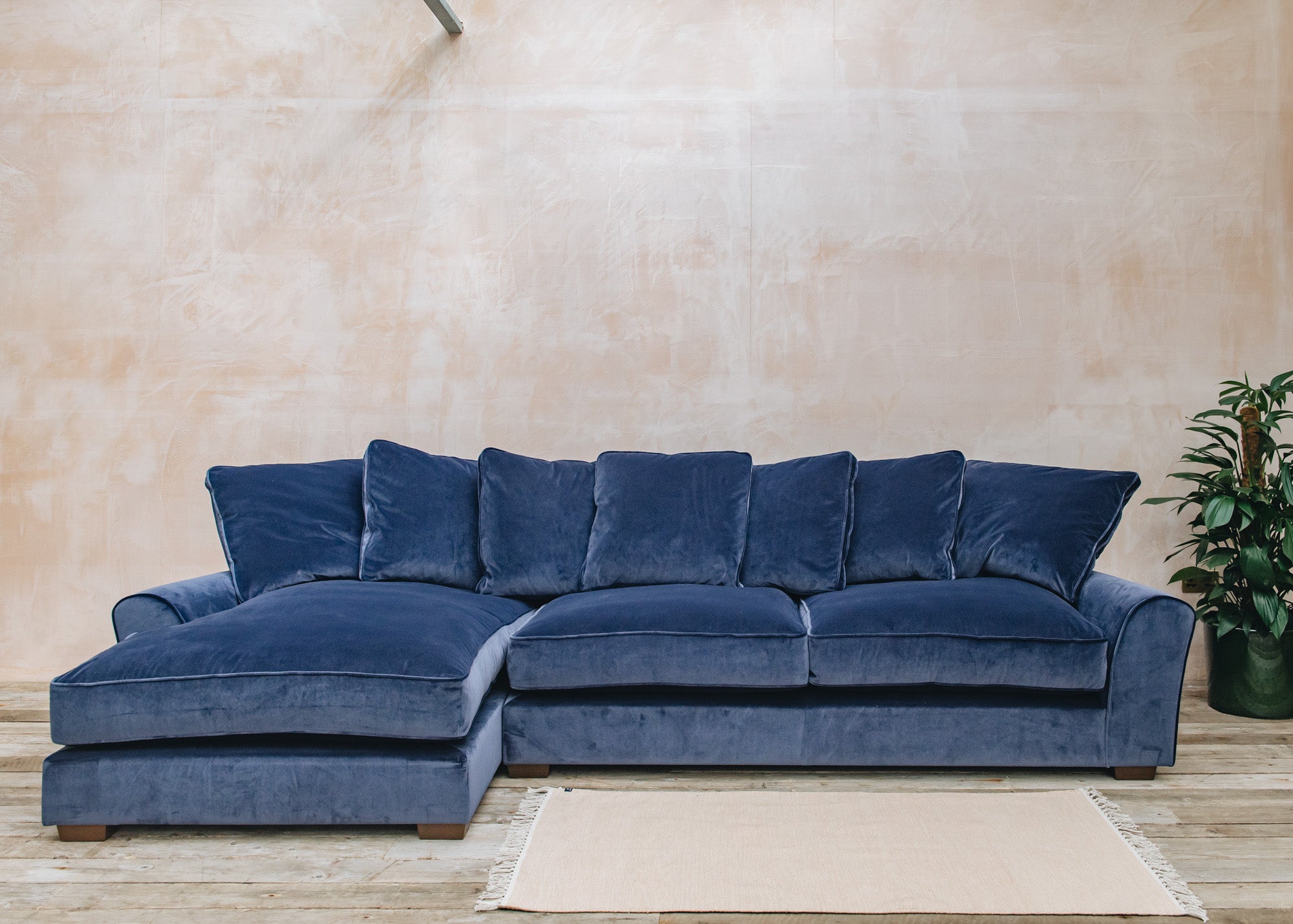 Moss velvet outlet sofa