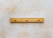 Stik Designs Oak Three Peg Rail