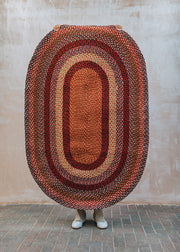 The Braided Rug Co. Chilli Oval Rugs