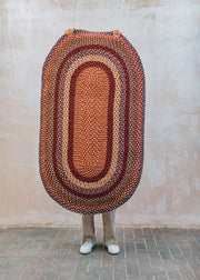 The Braided Rug Co. Chilli Oval Rugs