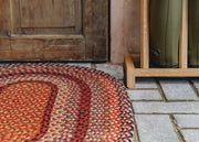 The Braided Rug Co. Chilli Oval Rugs