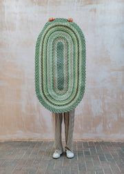 The Braided Rug Co. Mint Oval Rugs
