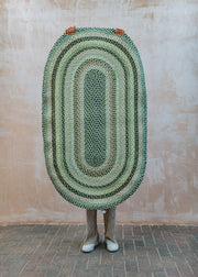 The Braided Rug Co. Mint Oval Rugs
