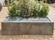 A Place in the Garden Qube Slim Zinc Water Feature