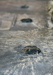 A Place in the Garden Qube Slim Zinc Water Feature